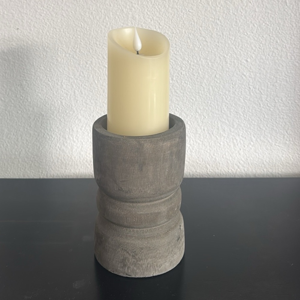 Handmade Wood Candelabra